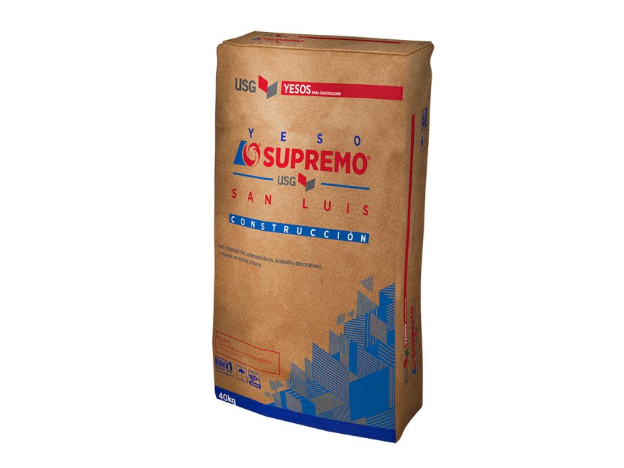 USG YESO SUPREMO, SACO DE 40 KG