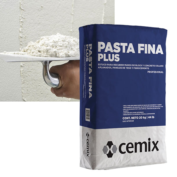 CEMIX PASTA FINA, SACO DE 20 KG