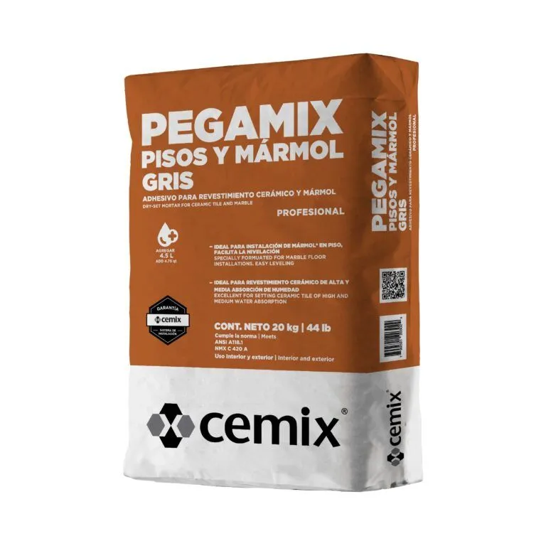 [30160] CEMIX PEGAMIX GRIS, SACO 20 KG