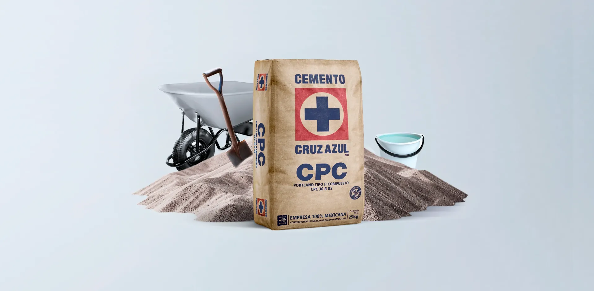 CRUZ AZUL CEMENTO GRIS CPC 30R RS SACO DE 50 KG