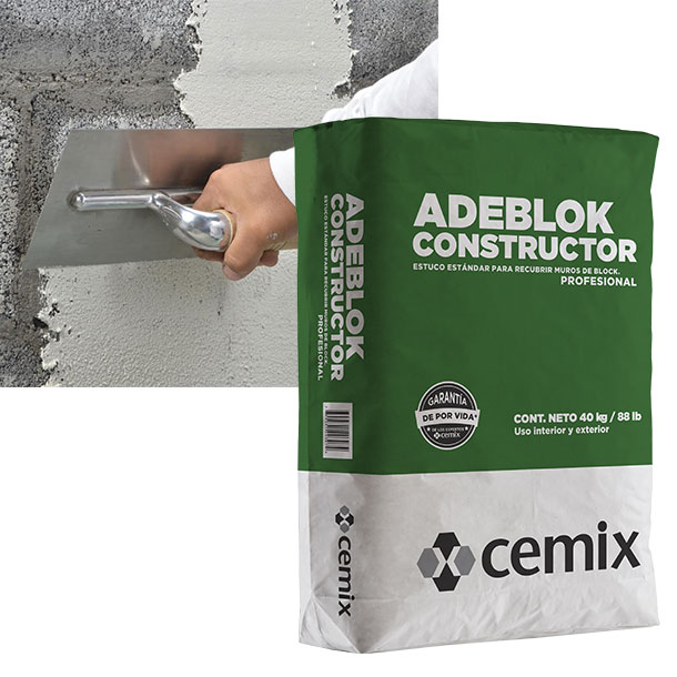 CEMIX ADEBLOK CONSTRUCTOR BLANCO REGIONAL, SACO DE 40 KG