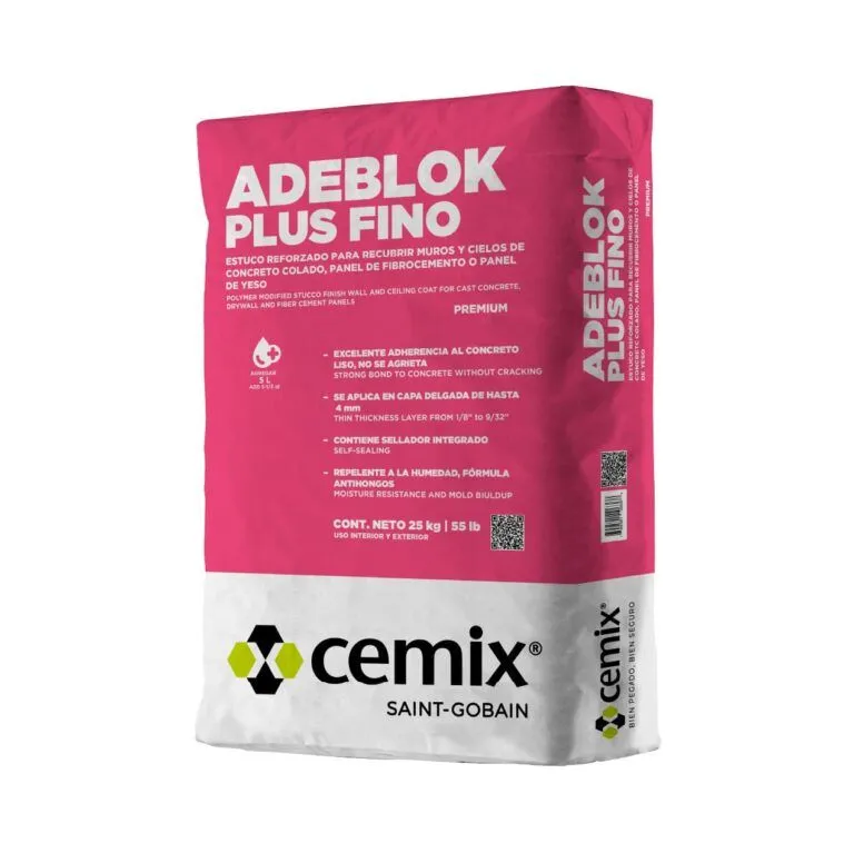 [30025] CEMIX ADBLOK PLUS FINO, SACO DE 40 KG